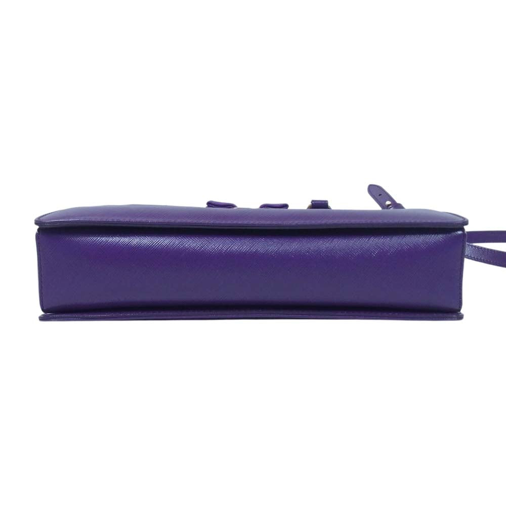 Salvatore Ferragamo サルヴァトーレフェラガモ ヴァラ トレーシー 2WAY ショルダー ハンド バッグ パープル系【中古】