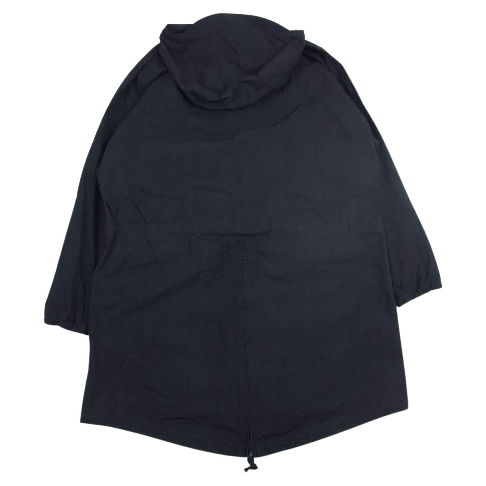 snowpeak スノーピーク Indigo C/N Anorak 60/40クロス 硫化染め アノラック プルオーバー ジャケット ブラック系 S【極上美品】【中古】