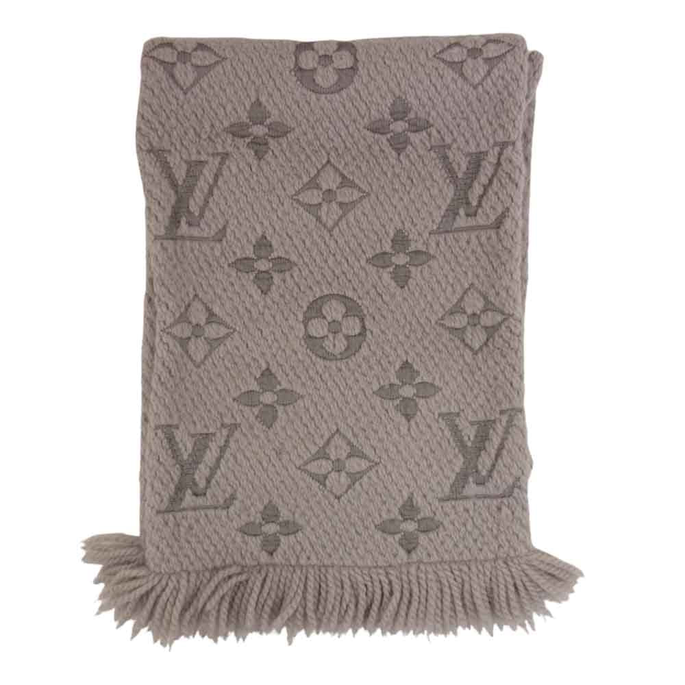 ルイヴィトン VUITTON ロゴマニア マフラー ピンク 中古品