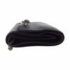 CHROME HEARTS クロムハーツ（原本無） 3FOLD 3フォールド クロスボタン レザー ウォレット 財布 ブラック系【中古】