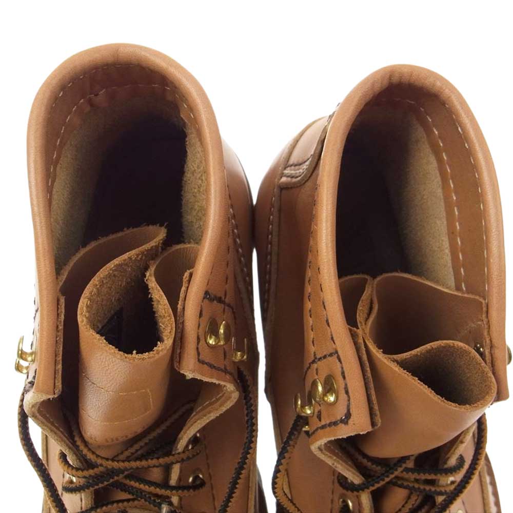 LONE WOLF ロンウルフ LW00125 LOGGER VIBRAM SOLE BOOTS ビブラムソール ロガー ワークブーツ ライトブラウン系 8.5【極上美品】【中古】