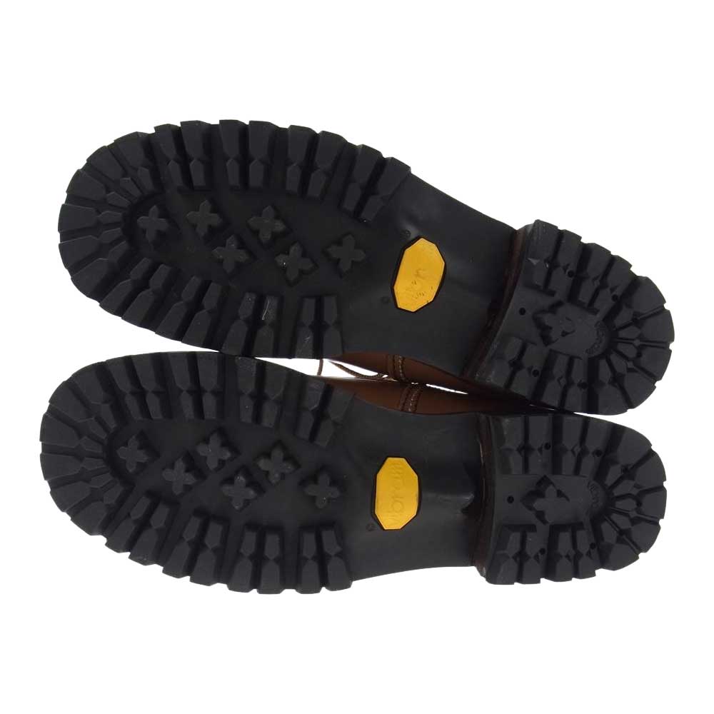 LONE WOLF ロンウルフ LW00125 LOGGER VIBRAM SOLE BOOTS ビブラムソール ロガー ワークブーツ ライトブラウン系 8.5【極上美品】【中古】