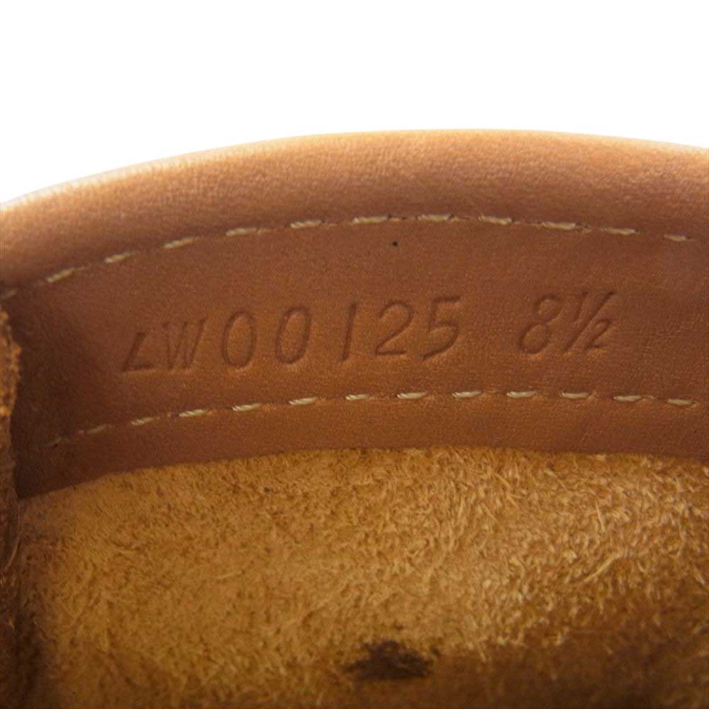 LONE WOLF ロンウルフ LW00125 LOGGER VIBRAM SOLE BOOTS ビブラムソール ロガー ワークブーツ ライトブラウン系 8.5【極上美品】【中古】