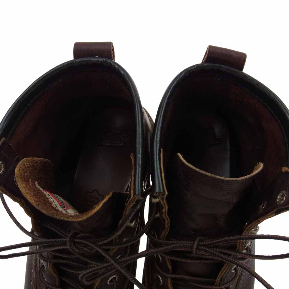 RED WING レッドウィング 2906 LINEMAN BOOT ラインマン ブーツ ダークブラウン系 US8D【中古】