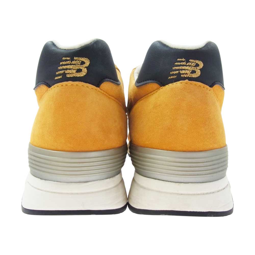 NEW BALANCE ニューバランス M1400CL USA製 スエード メッシュ ローカット スニーカー マスタードイエロー イエロー系 27.5cm【中古】