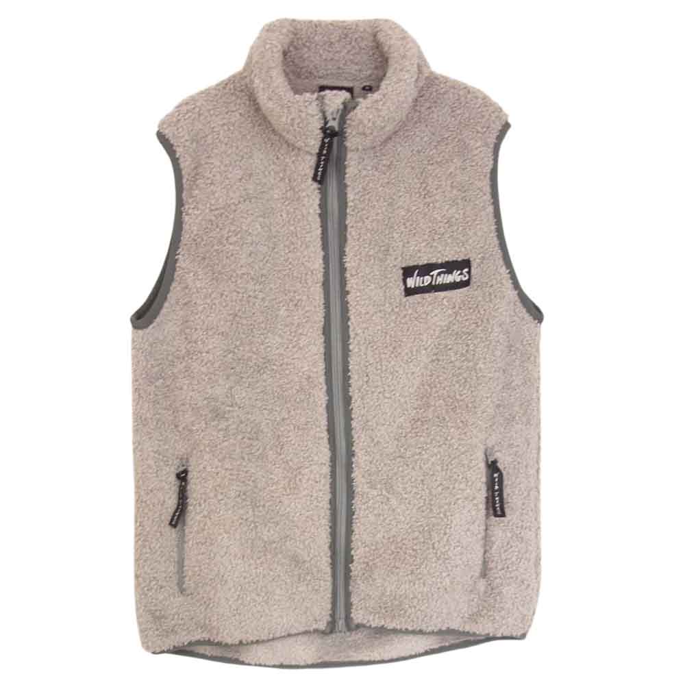 WILDTHINGS ワイルドシングス 11FWWT13 MONSTER FLEECE VEST モンスター フリース ベスト グレー系 S【中古】