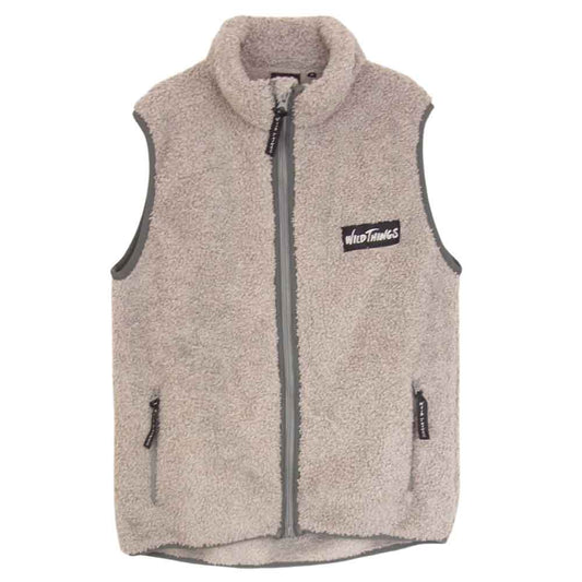 WILDTHINGS ワイルドシングス 11FWWT13 MONSTER FLEECE VEST モンスター フリース ベスト グレー系 S【中古】