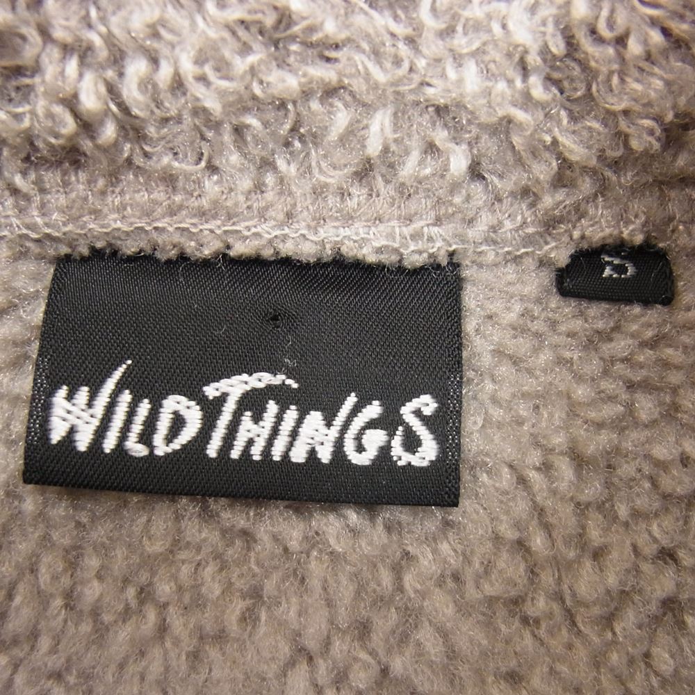 WILDTHINGS ワイルドシングス 11FWWT13 MONSTER FLEECE VEST モンスター フリース ベスト グレー系 S【中古】