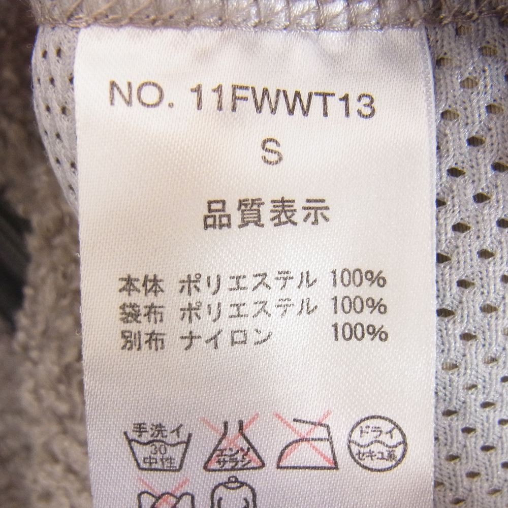 WILDTHINGS ワイルドシングス 11FWWT13 MONSTER FLEECE VEST モンスター フリース ベスト グレー系 S【中古】
