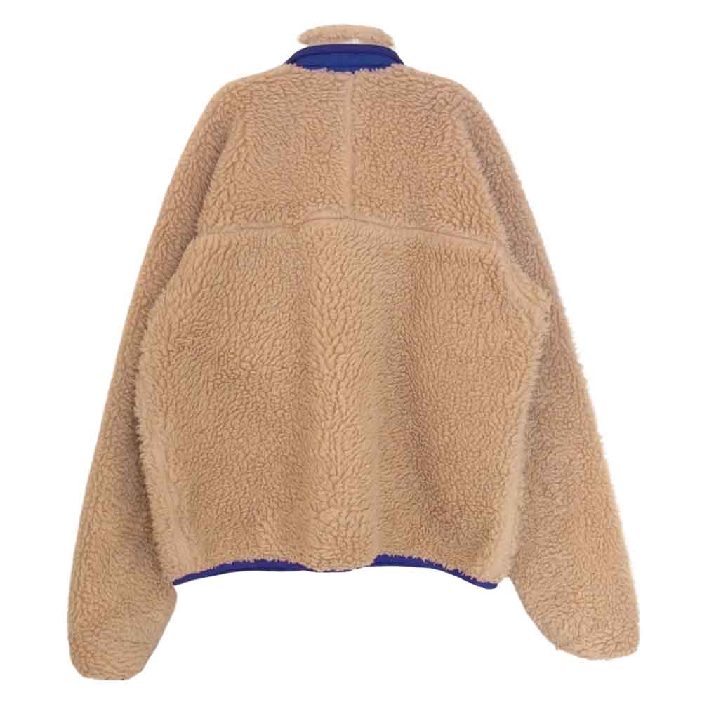 patagonia パタゴニア 00AW 23024 00年 USA製 Classic Retro Cardigan クラシック レトロ カーディガン パイル フリース ジャケット ベージュ系 S【中古】