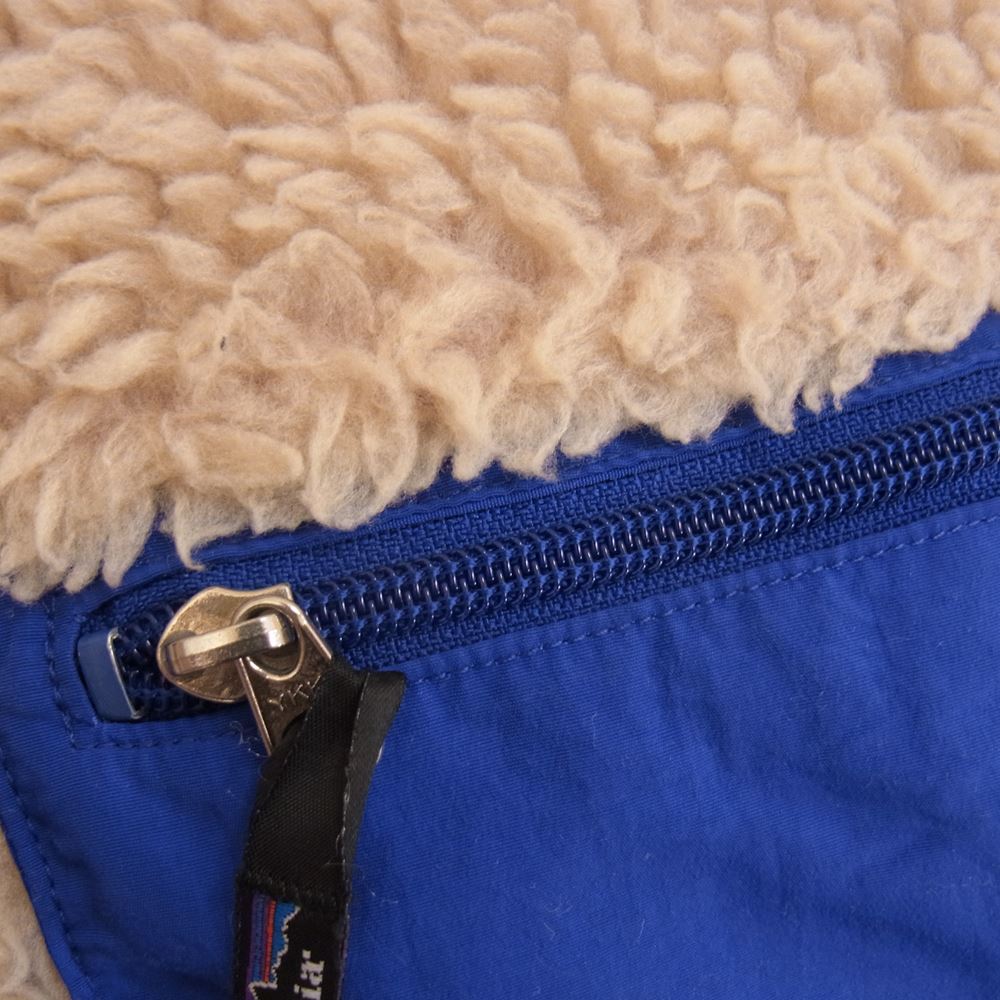 patagonia パタゴニア 00AW 23024 00年 USA製 Classic Retro Cardigan クラシック レトロ カーディガン パイル フリース ジャケット ベージュ系 S【中古】