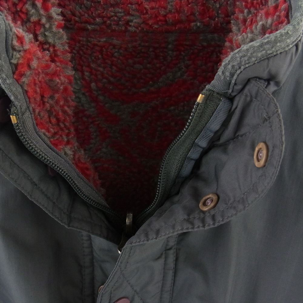patagonia パタゴニア 98AW 29321 90s 98年 USA製 渦巻き うず巻き ヴィンテージ リバーシブル グリセード ジャケット フルジップ フリース グレー系 レッド系 M【中古】
