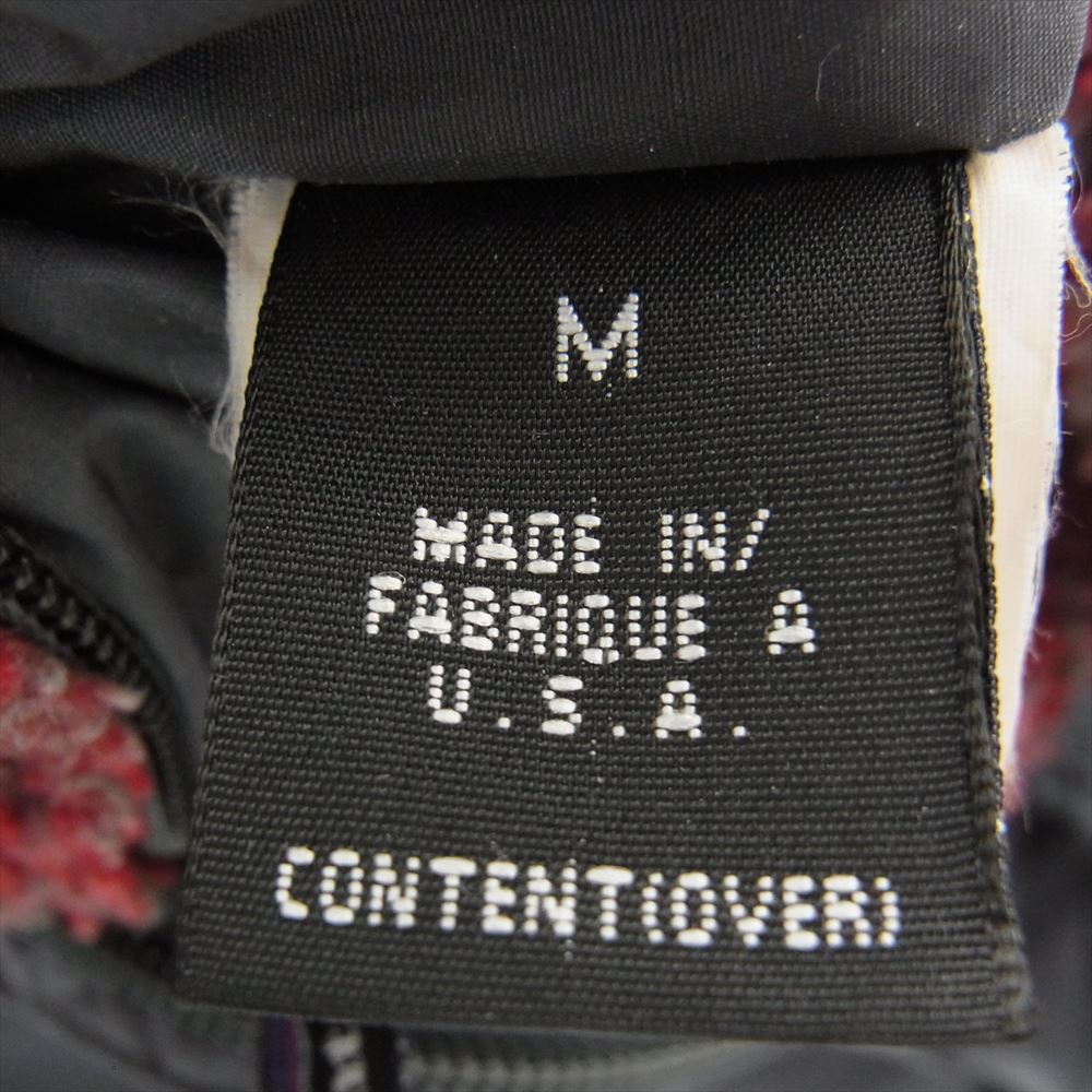patagonia パタゴニア 98AW 29321 90s 98年 USA製 渦巻き うず巻き ヴィンテージ リバーシブル グリセード ジャケット フルジップ フリース グレー系 レッド系 M【中古】