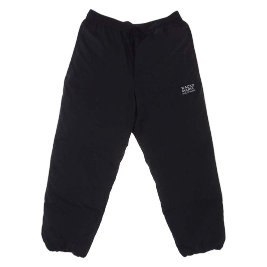 WACKO MARIA ワコマリア 22AW 22FW-WMO-NA05 NANGA DOWN PANTS ナンガ リップストップ ダウン パンツ ブラック系 L【新古品】【未使用】【中古】