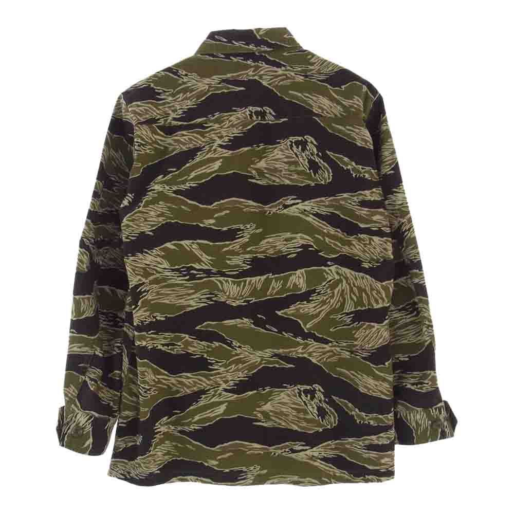 WACKO MARIA ワコマリア 17AW 17FW-WMO-ML32 JUNGLE FATIGUE JACKET TYPE-1 ジャングル ファティーグ ミリタリー コットンリップストップ 長袖 シャツ ジャケット マルチカラー系 S【新古品】【未使用】【中古】