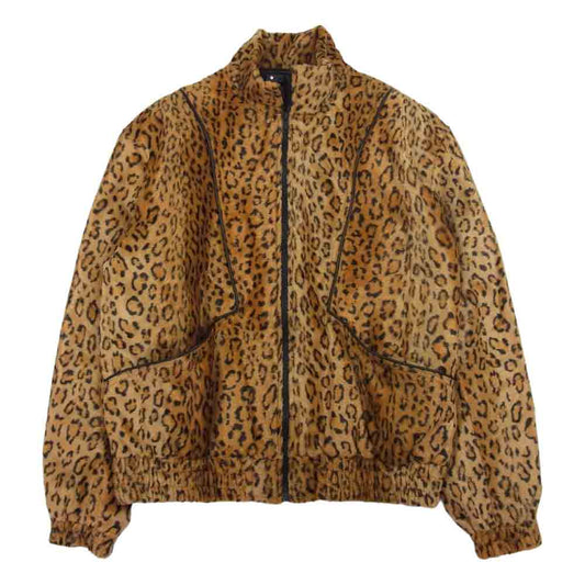 MINEDENIM マインデニム 2211-9001-27-022 LEOPARD FUR ATHLETIC BZ レオパードシールファー アスレチック ブルゾン フルジップ ジャケット ブラウン系 2【新古品】【未使用】【中古】