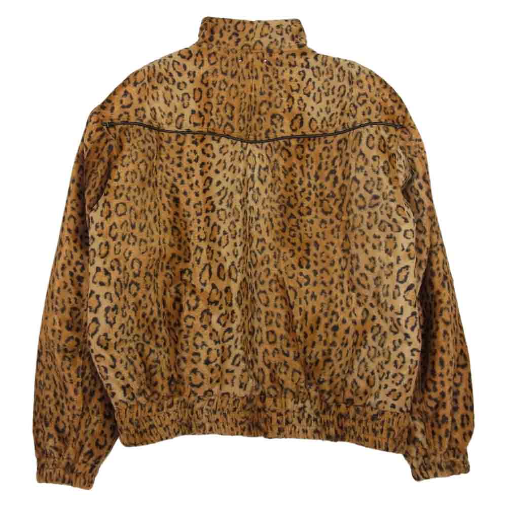 MINEDENIM マインデニム 2211-9001-27-022 LEOPARD FUR ATHLETIC BZ レオパードシールファー アスレチック ブルゾン フルジップ ジャケット ブラウン系 2【新古品】【未使用】【中古】