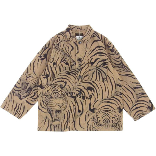 WACKO MARIA ワコマリア 22SS TIMLEHI-WM-ML30 TIM LEHI ARMY SHIRT TYPE-1 ティムリーハイ コットンリップストップ アーミー 長袖 シャツ マルチカラー系 S【新古品】【未使用】【中古】