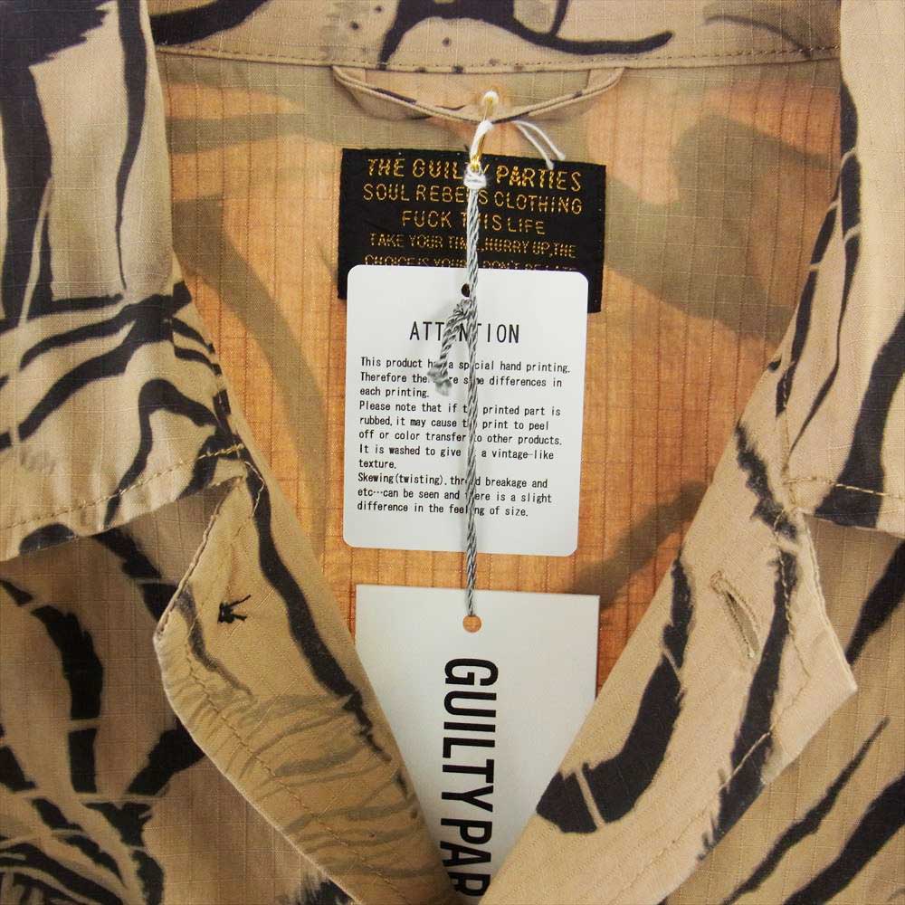 WACKO MARIA ワコマリア 22SS TIMLEHI-WM-ML30 TIM LEHI ARMY SHIRT TYPE-1 ティムリーハイ コットンリップストップ アーミー 長袖 シャツ マルチカラー系 S【新古品】【未使用】【中古】