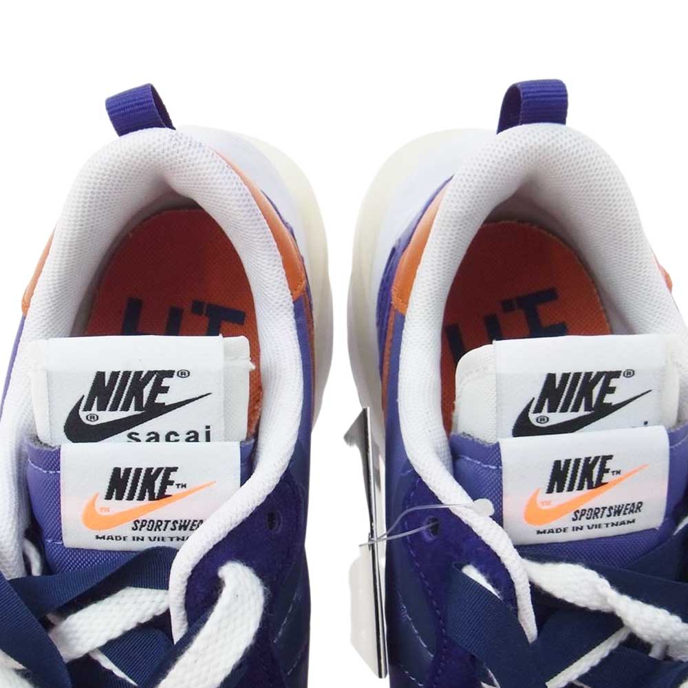 NIKE ナイキ DD1875-500 SACAI VAPOR WAFFLE DARK IRIS サカイ ヴェイパーワッフル スニーカー パープル系 26.5cm【新古品】【未使用】【中古】