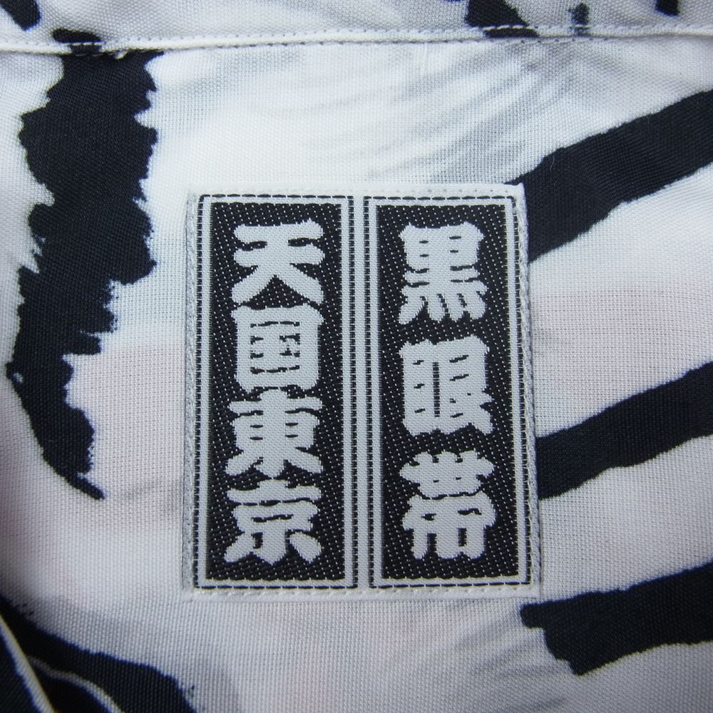 WACKO MARIA ワコマリア BEP-WM-HI01 BLACK EYE PATCH ブラックアイパッチ HAWAIIAN SHIRT S/S ハワイアン 半袖 アロハ シャツ ホワイト系 M【新古品】【未使用】【中古】