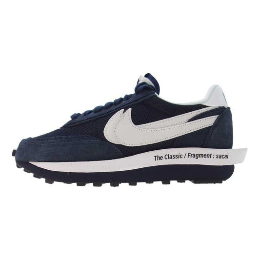 NIKE ナイキ DH2684-400 SACAI FRAGMENT LD WAFFLE サカイ フラグメント ワッフル ロー スニーカー ネイビー系 26.5cm【新古品】【未使用】【中古】