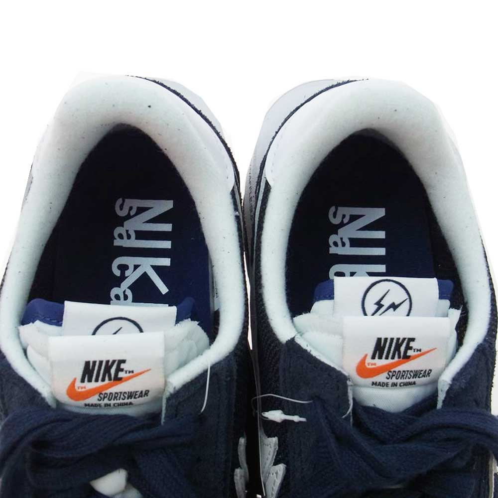 NIKE ナイキ DH2684-400 SACAI FRAGMENT LD WAFFLE サカイ フラグメント ワッフル ロー スニーカー ネイビー系 26.5cm【新古品】【未使用】【中古】