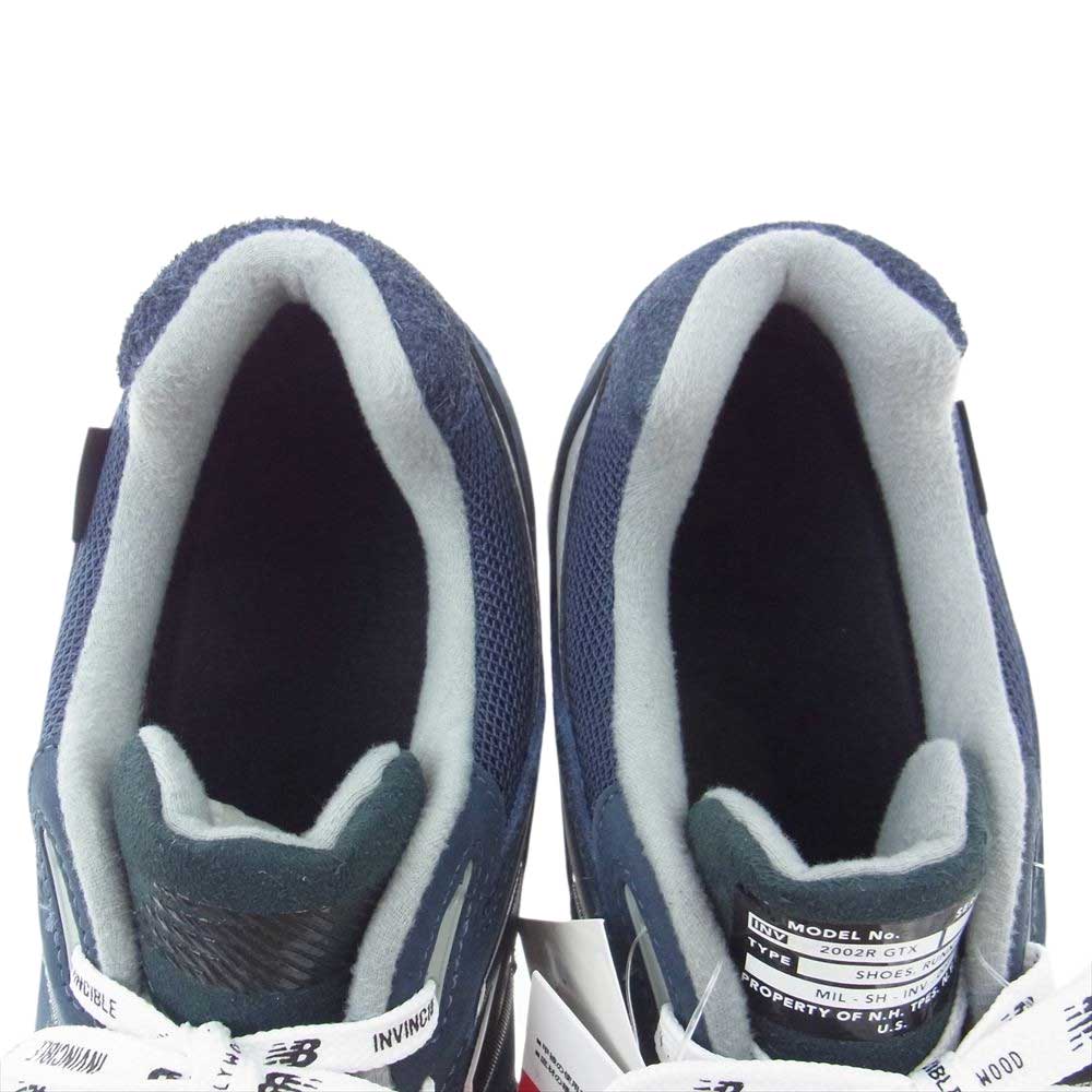 NEW BALANCE ニューバランス M2002RXH N.HOOLYWOOD INVINCIBLE GORE-TEX エヌハリウッド インヴィンシブル スニーカー ネイビー系 27cm【新古品】【未使用】【中古】
