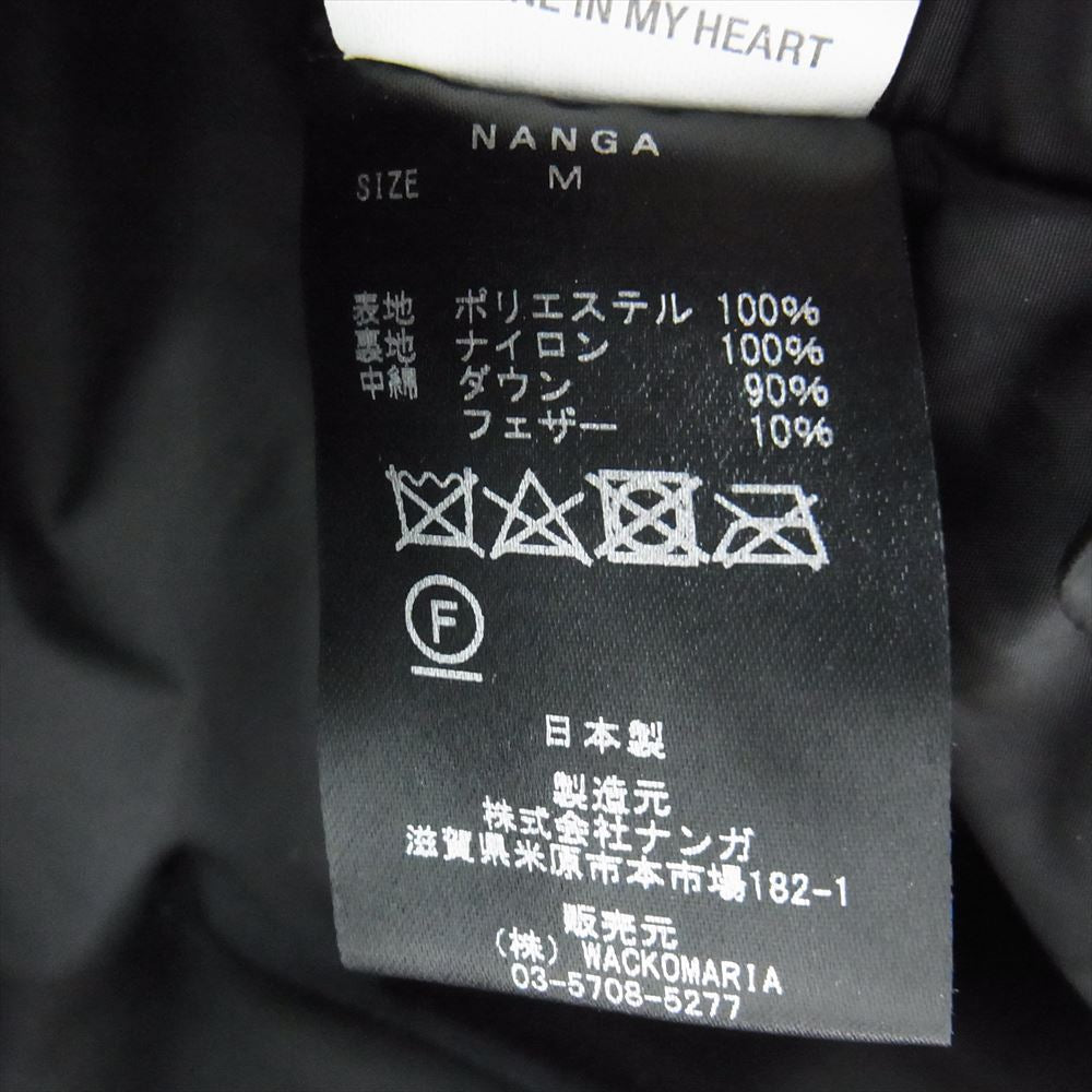 WACKO MARIA ワコマリア 21AW 21FW-WMO-NA05 NANGA DOWN JACKET TYPE-2 ナンガ レオパード ダウン JKT ジャケット ブラウン系 M【新古品】【未使用】【中古】