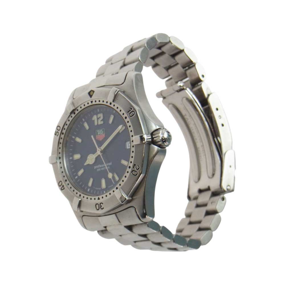 TAG HEUER タグホイヤー WK1113 EB6929 ダイバー 200m SS QZ クォーツ 青文字盤 腕時計 ウォッチ シルバー系【中古】