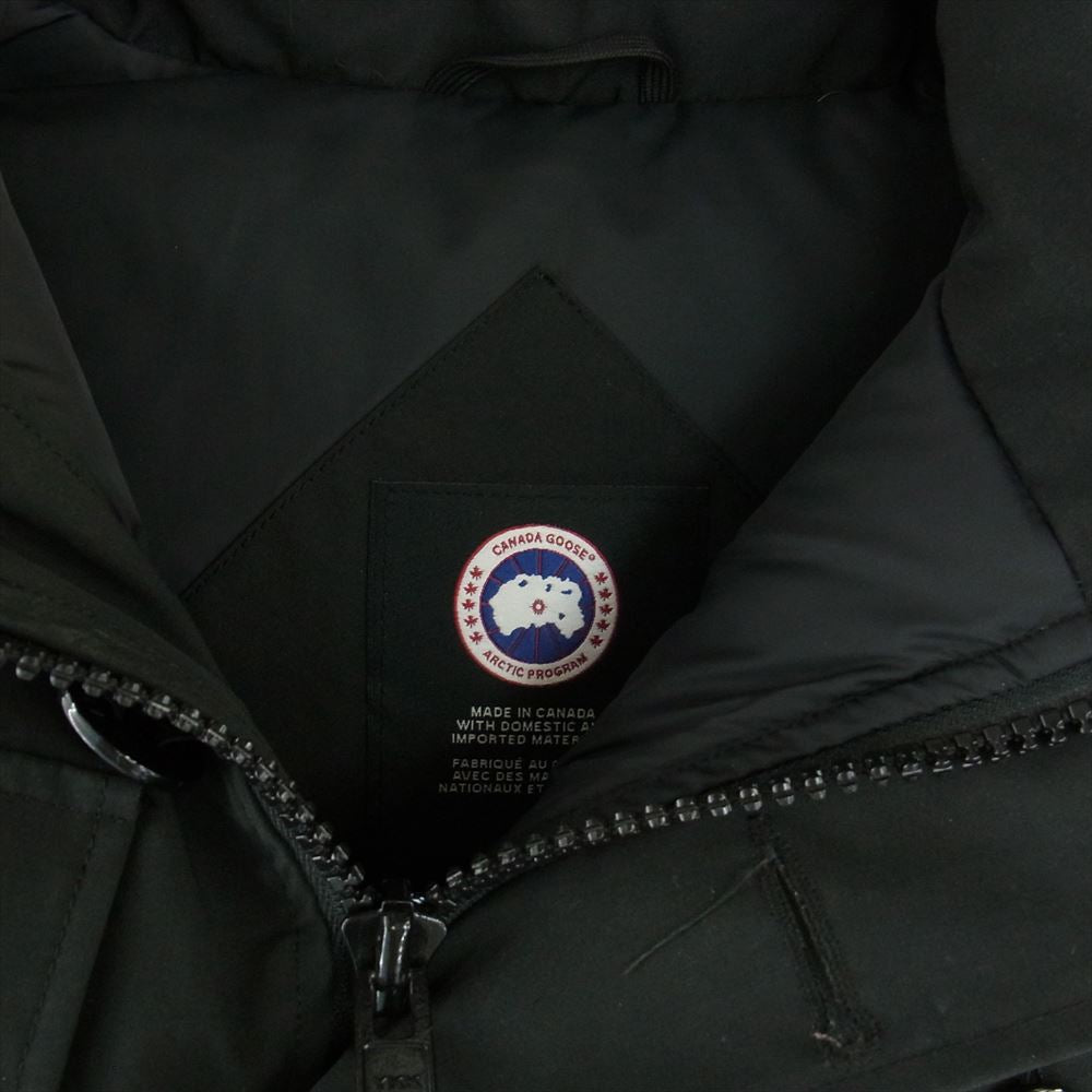 CANADA GOOSE カナダグース 2301JM 国内正規品 サザビーリーグ Russell Parka ラッセル パーカ ダウン ジャケット ブラック系 S【中古】