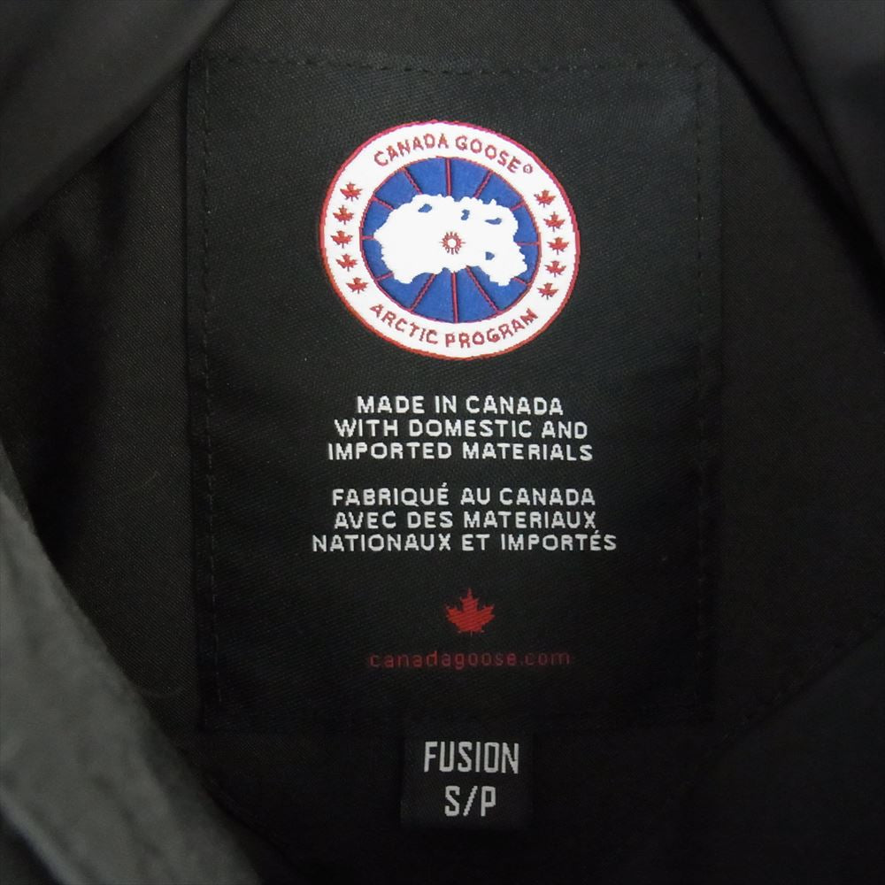 CANADA GOOSE カナダグース 3807MA 国内正規品 サザビーリーグ WOOLFORD JACKET FUSION FIT ウールフォード ダウン ジャケット ブラック系 S【中古】