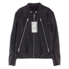 MAISON MARGIELA メゾンマルジェラ 19AW S50AM0413 国内正規品 14ライン 5 ZIP LEATHER JACKET 八の字 シングル ライダース ジャケット ブラック系【美品】【中古】