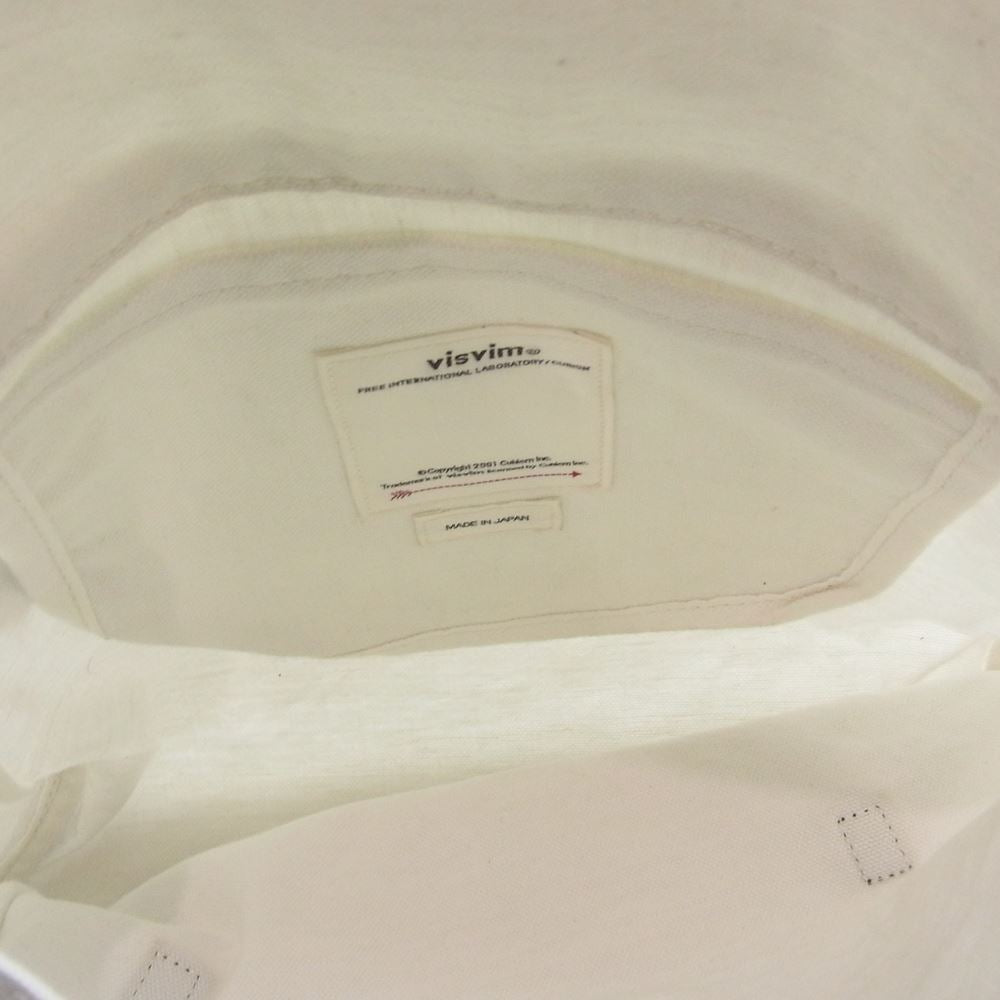 VISVIM ビズビム 22SS 122103003023 KAYENTA SHOULDER BAG M カヤンタ ショルダー バッグ ホワイト系【美品】【中古】