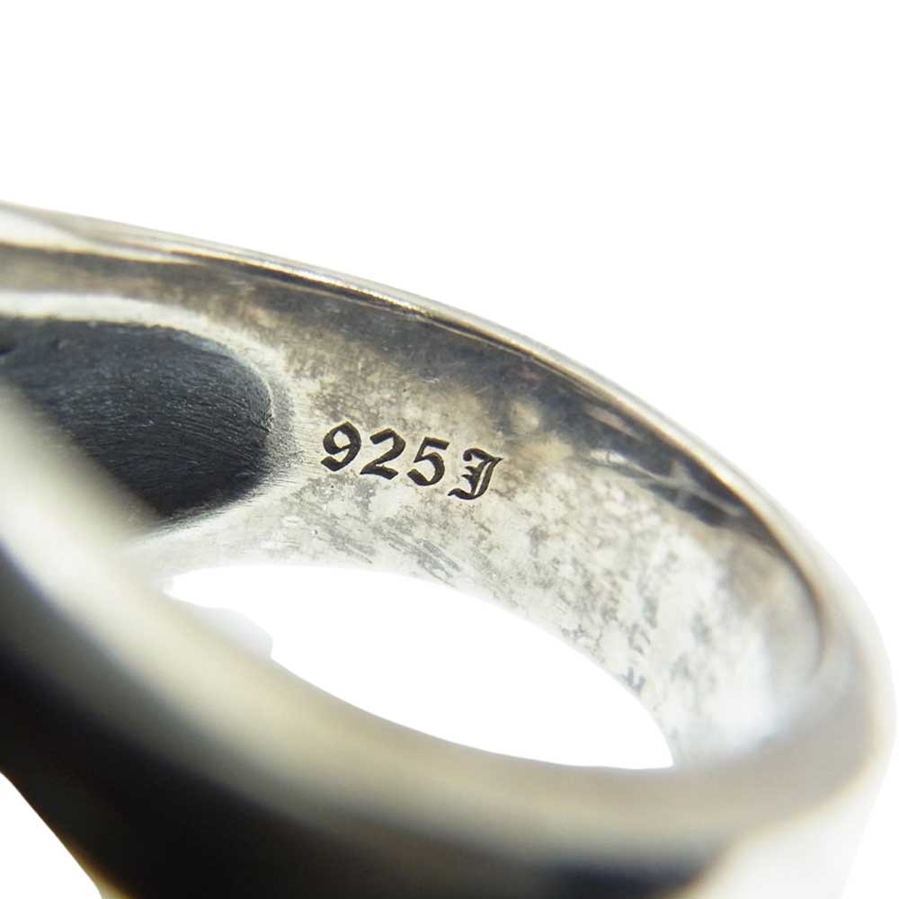 A&G エーアンドジー ギャランティ付属 ダブルスター リング シルバー系 14号【中古】