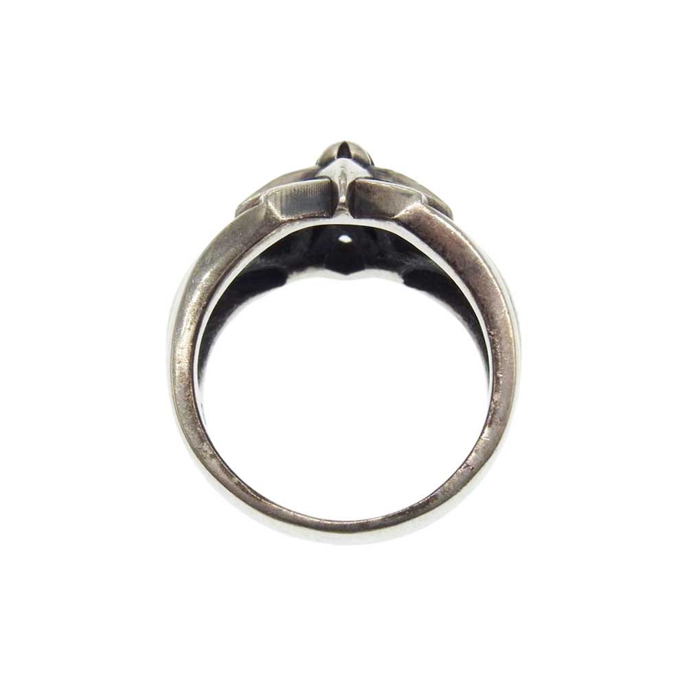 A&G エーアンドジー ギャランティ付属 ダブルスター リング シルバー系 26号【中古】