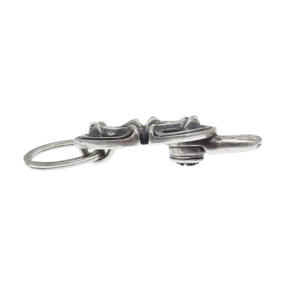 ガボラトリー ホールディング ギャランティ付属 ガボール スカルプテッド オーバル w/スカルオンクリップ w/H.W.O＆アンカー キーリング【中古】