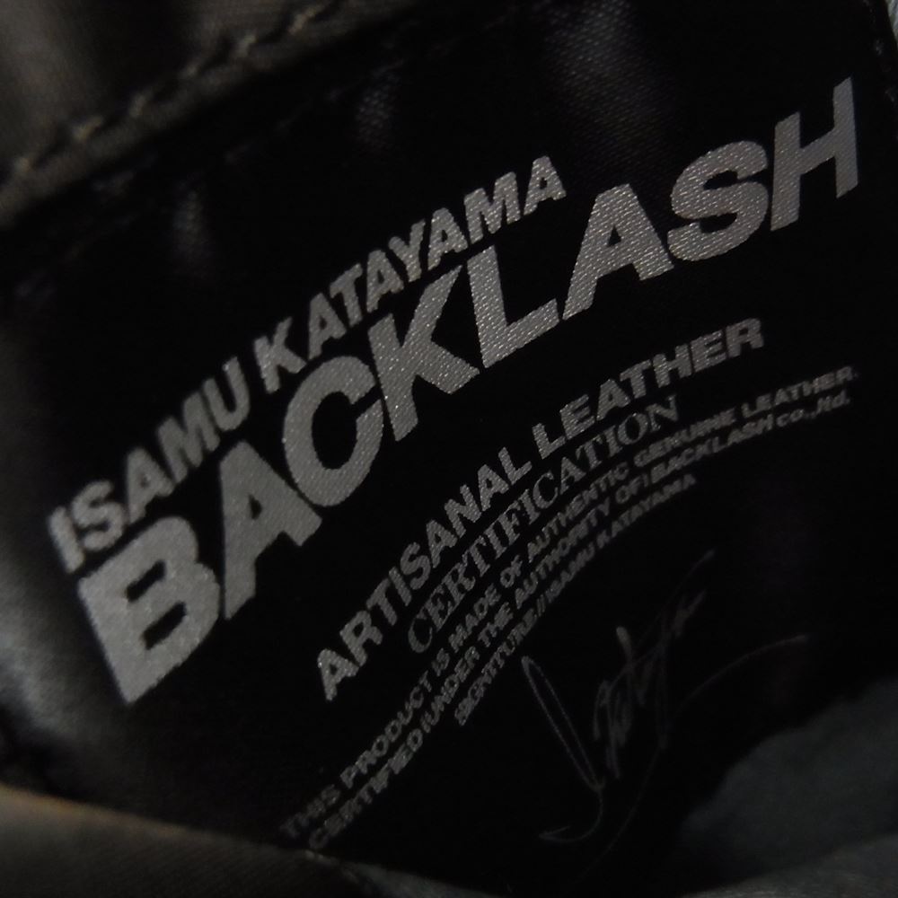 ISAMUKATAYAMA BACKLASH イサムカタヤマバックラッシュ x ALPHA INDUSTRIES ALP-01 REVERSIBLE MA-1 アルファ 着脱可能レザーフード リバーシブル ブルゾン グレー系 M【極上美品】【中古】