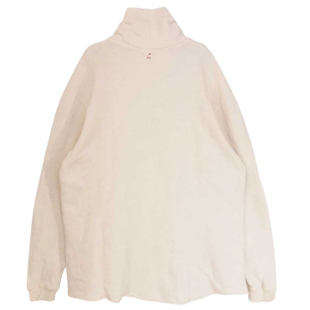 PORTER CLASSIC ポータークラシック フレンチサーマル タートルネック カットソー オフホワイト系 S【中古】
