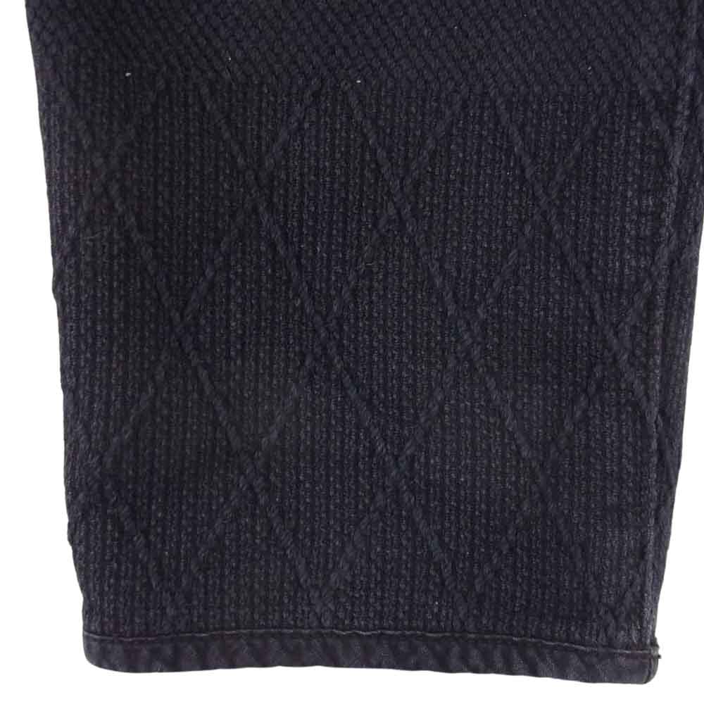 PORTER CLASSIC ポータークラシック 20AW PC KENDO CROPPED SLIM PANTS 剣道 ケンドー クロップド スリム パンツ ネイビー系 M【中古】