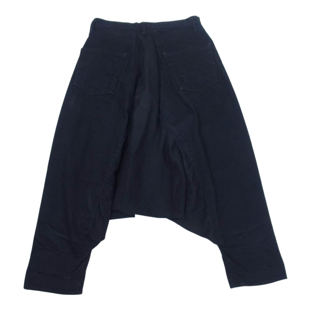 GANRYU ガンリュウ 16SS EQ-P201 デニム サルエル パンツ ブラック系 M【中古】