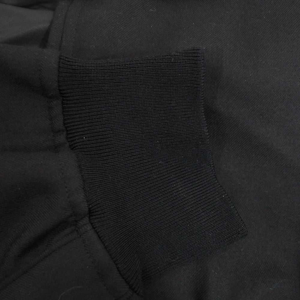 ノワール ケイニノミヤ コムデギャルソン 19AW 3Z-J003 フロントベルト ショート丈 ウール ボンバー ジャケット ブラック系 M【中古】