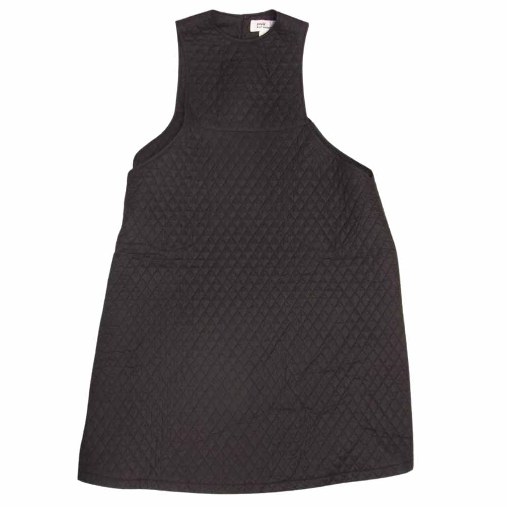 ノワール ケイニノミヤ コムデギャルソン 18AW 3B-O021 キルティング ワンピース ブラック系 S【中古】