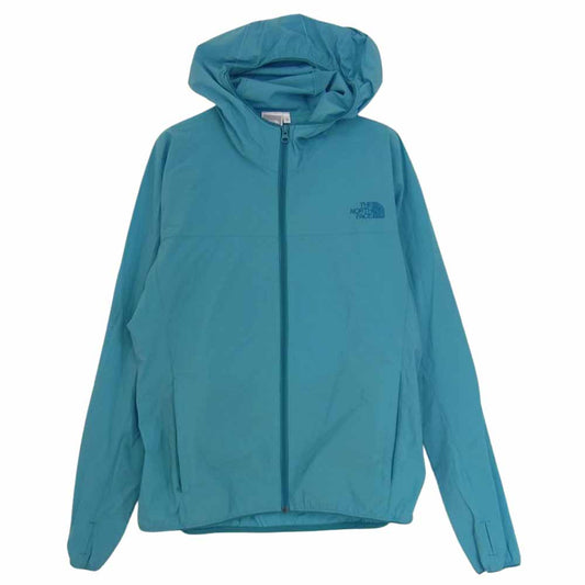 THE NORTH FACE ノースフェイス NPW21703 Mountain Softshell Hoodie マウンテン ソフトシェル フーディ ジャケット ブルー系 M【中古】