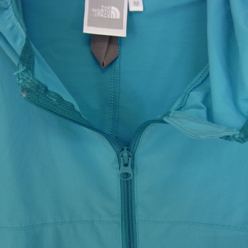 THE NORTH FACE ノースフェイス NPW21703 Mountain Softshell Hoodie マウンテン ソフトシェル フーディ ジャケット ブルー系 M【中古】