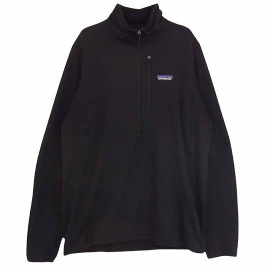 patagonia パタゴニア 20AW STY40110FA20 R1 プルオーバー ハーフジップ フリース ジャケット ブラック系 M【中古】