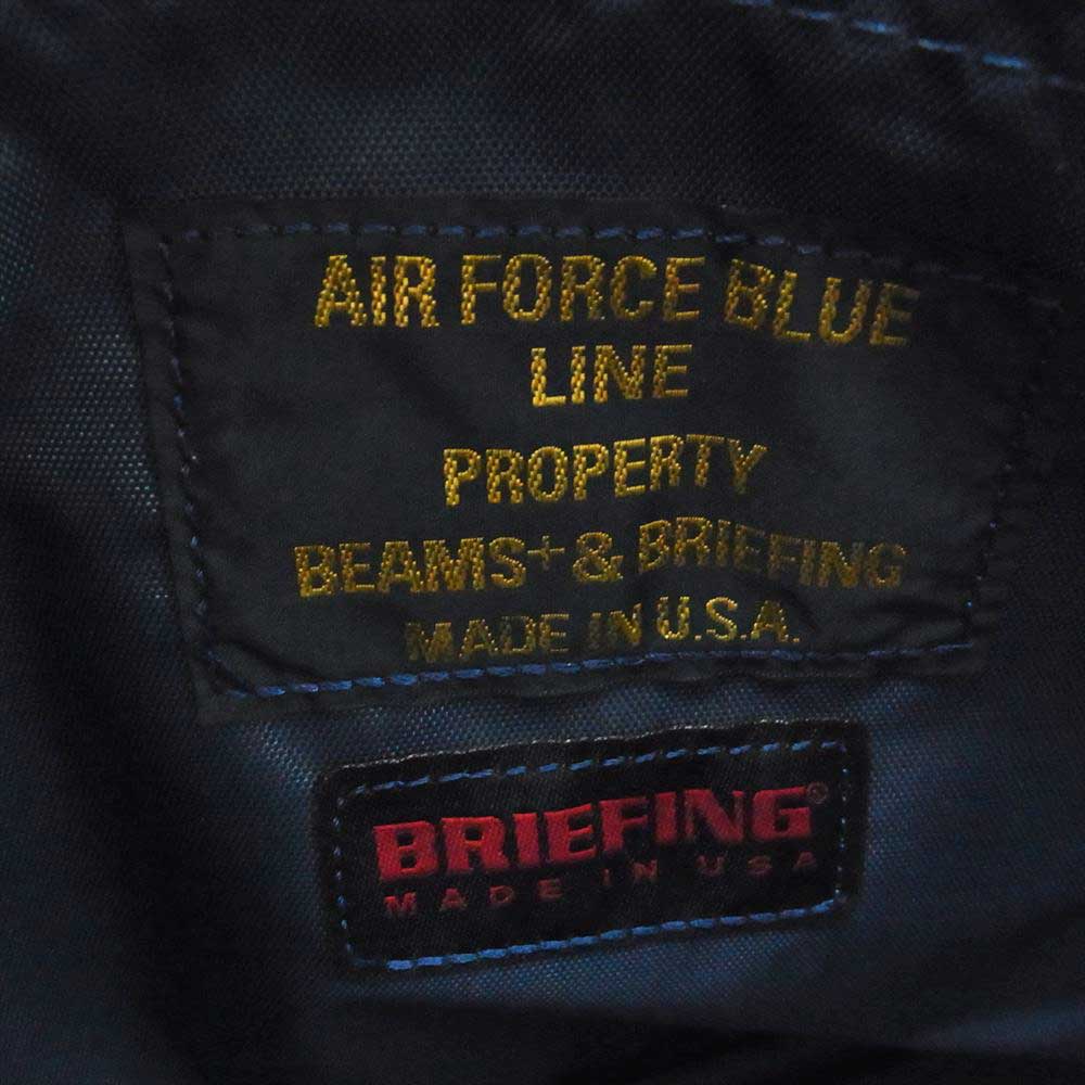 BRIEFING ブリーフィング BEAMS PLUS ビームプラス別注 11-61-0946-106-79-88 3WAY BAG ブリーフケース ビジネスバッグ ネイビー系【美品】【中古】