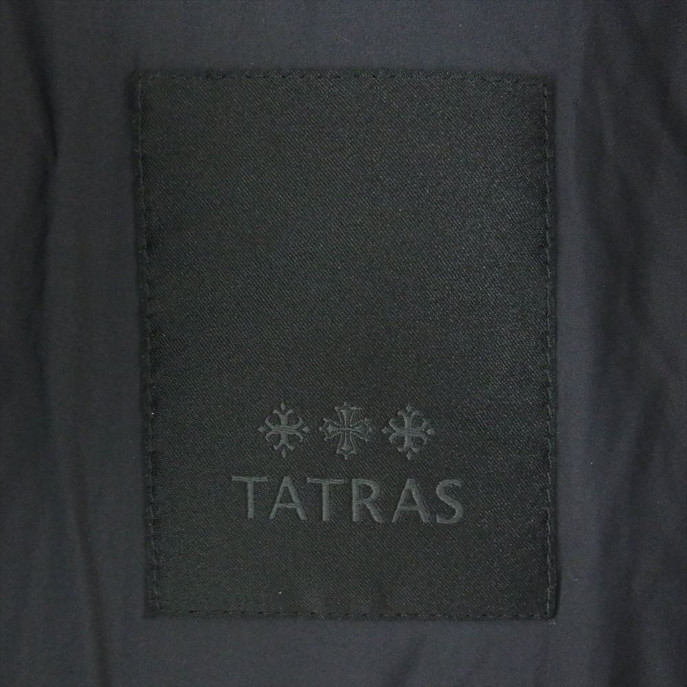 TATRAS タトラス MTA19A4569 GESSO ジェッソ 着脱可能フード付き ダウンジャケット ブラック系【中古】