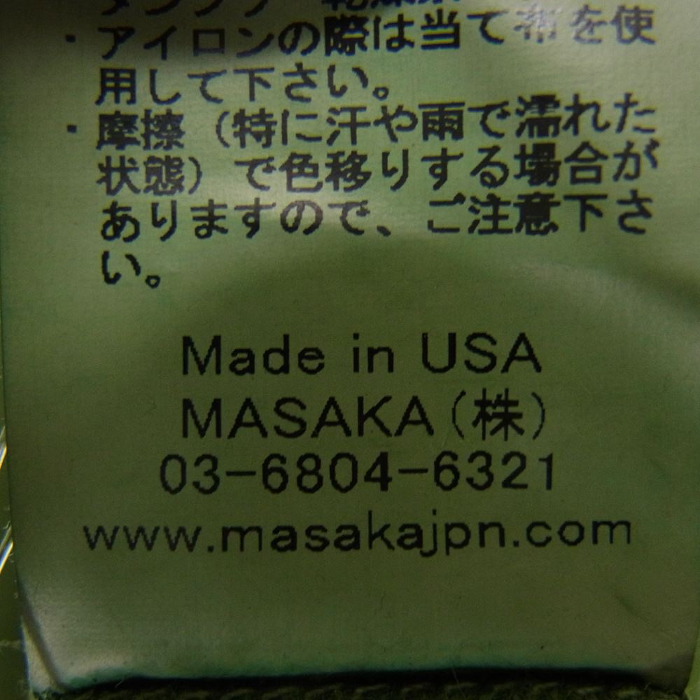ミクスタ USA製 フロッキー プリント スウェット グリーン系 S【新古品】【未使用】【中古】