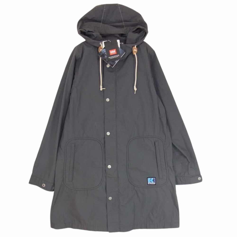 ヘリーハンセン HOE11463 Flatval Coat ナイロン コート グレー系 L【新古品】【未使用】【中古】